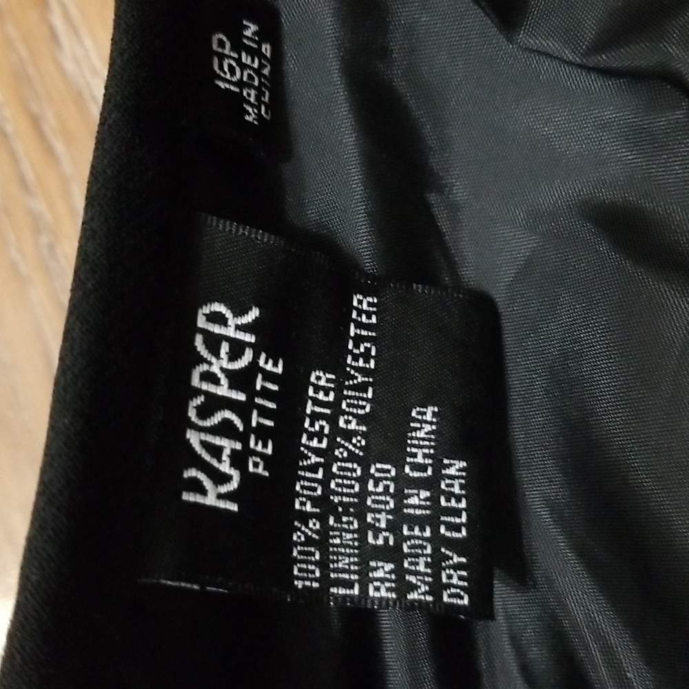 (16P) Kasper Petite Lined Slim Fit Pencil Skirt Business Office Workwear Formal - Picture 5 of 7